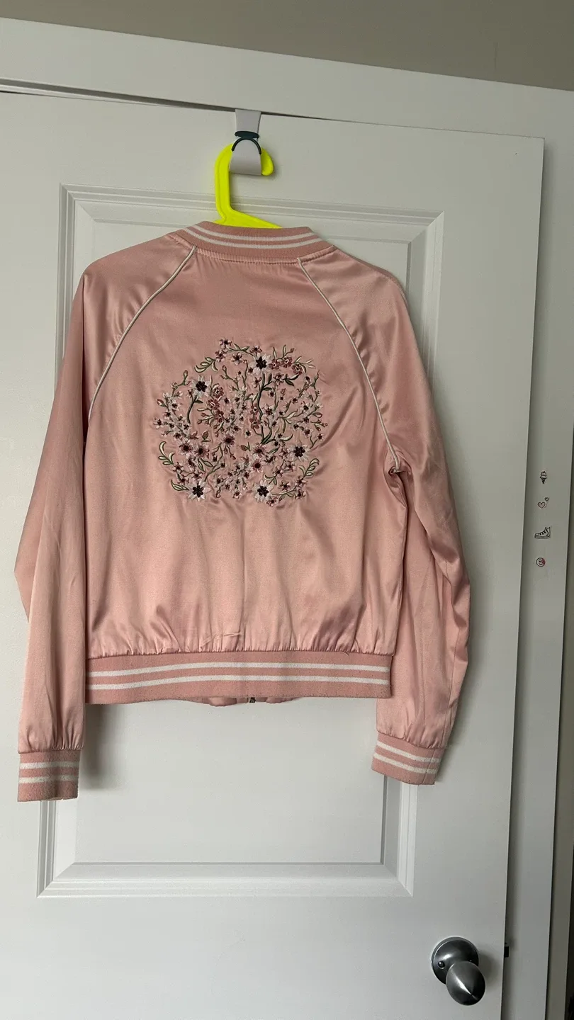 Ashley Graham Pink Bomber Jacket image indicator(2)