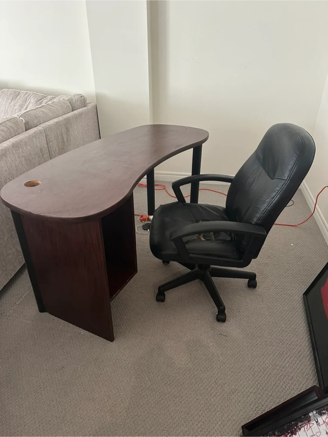 Desk and Office Chair Set thumbnail