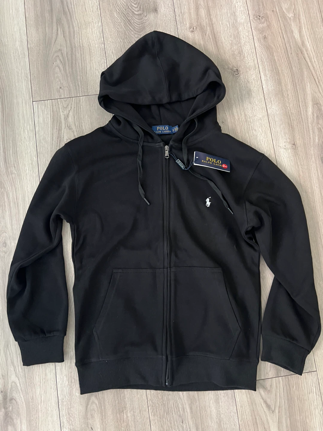 Polo black Zip Hoodie