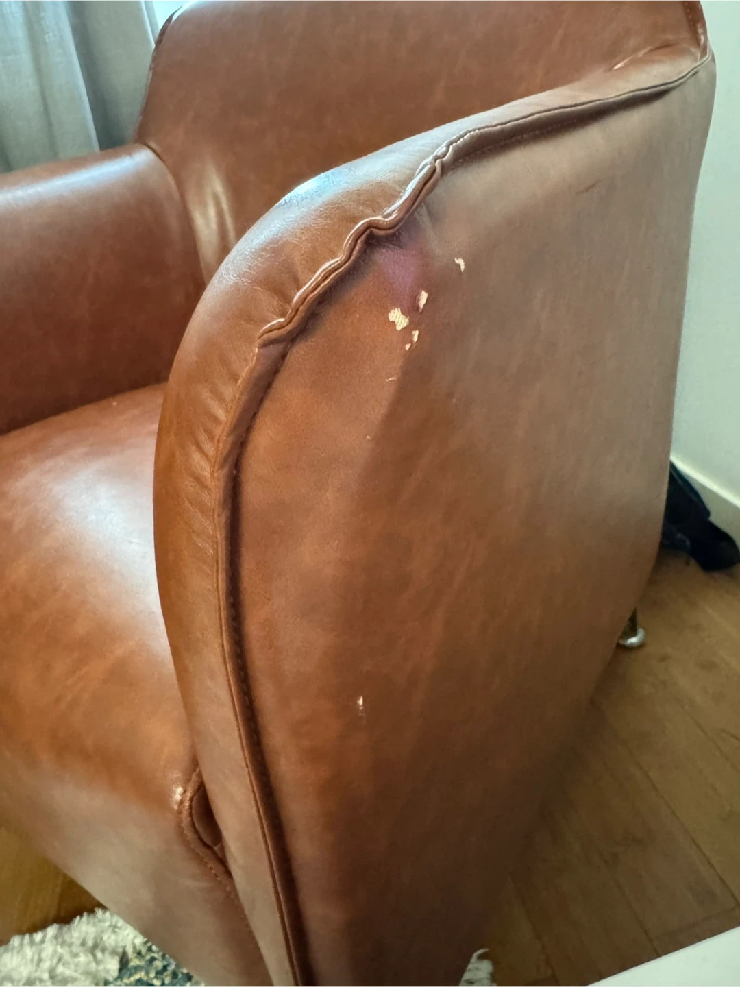 Brown Quinby Armchair - photo 5
