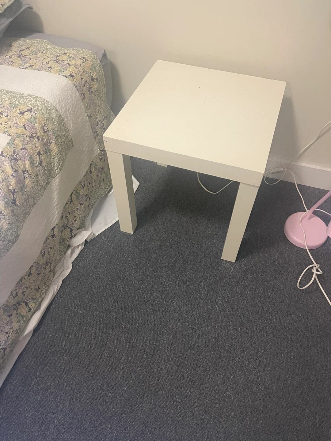 Ikea White Lack Side Table - photo 2