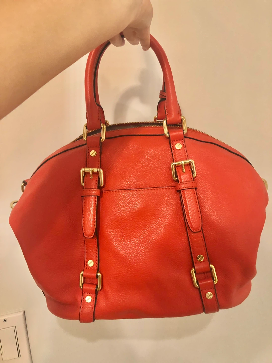 Michael Kors Red Leather Satchel - photo 2