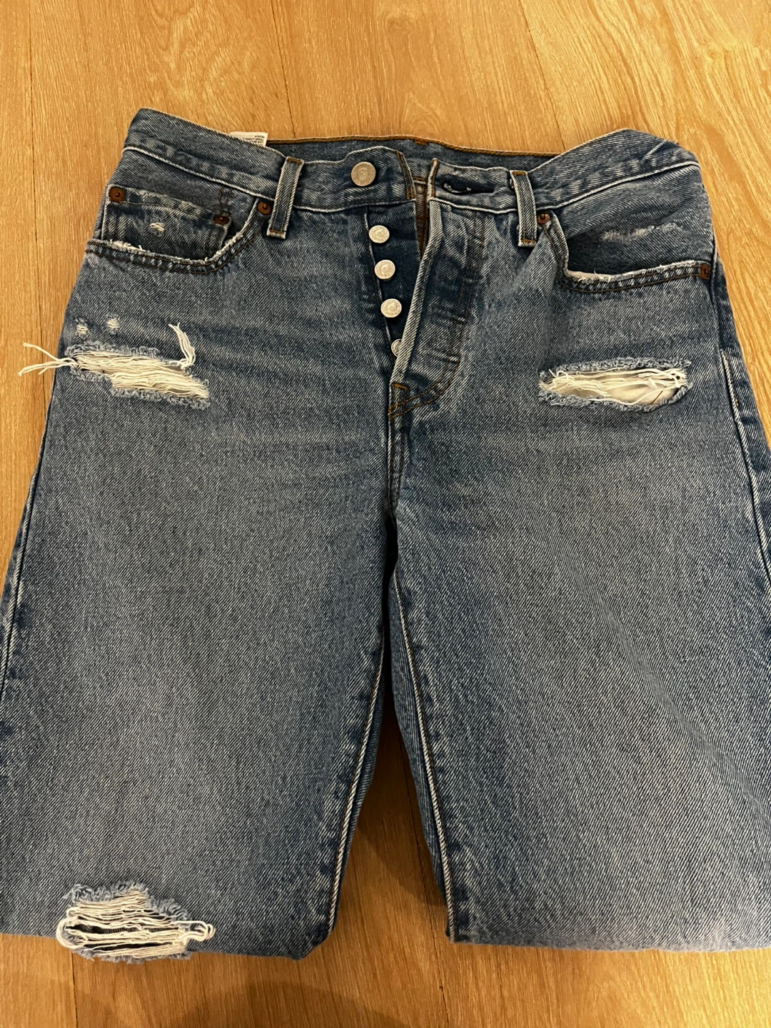Levi's 501 Ripped Denim Jeans - photo 2