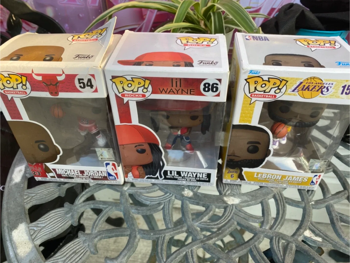 Funko Pop! Basketball Figures - LeBron, Jordan, Lil Wayne thumbnail