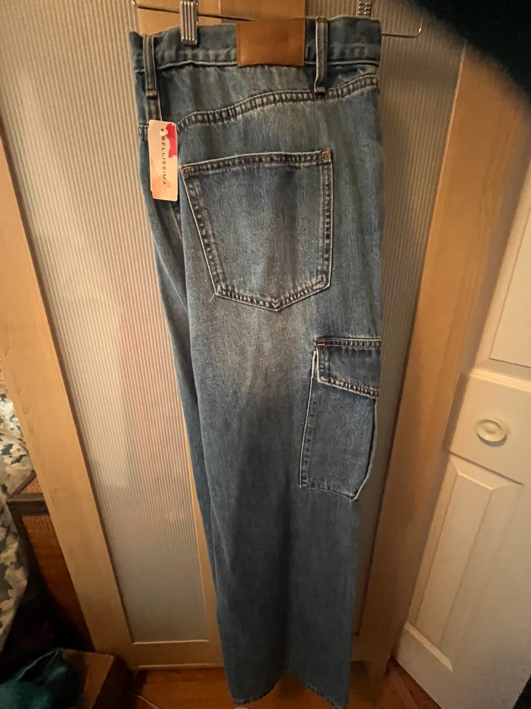 Jeans- EQUALO Cargo,size 12, NEW with tags - photo 2