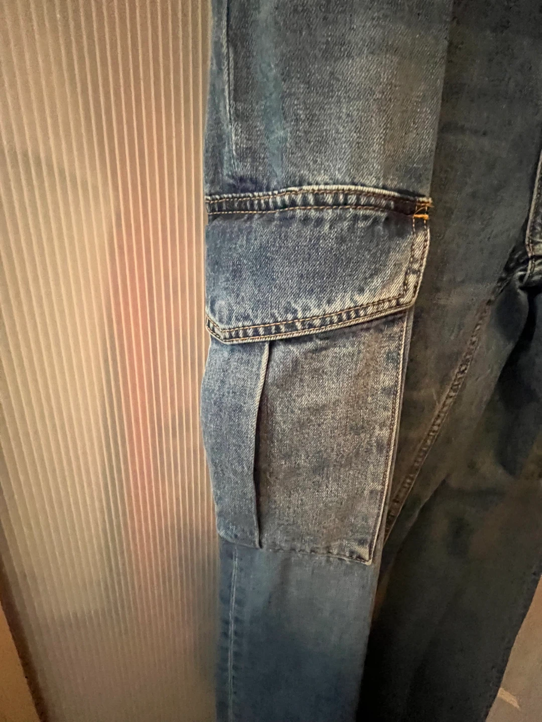 Jeans- EQUALO Cargo,size 12, NEW with tags - photo 5
