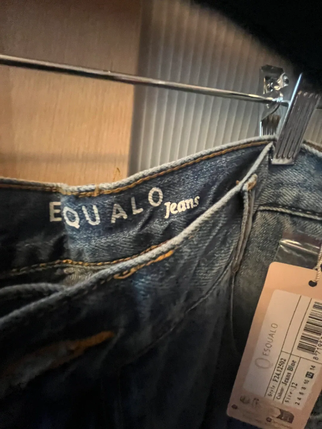 EQUALO Cargo Jeans Blue,12, $129 value, brand new with tags image indicator(6)