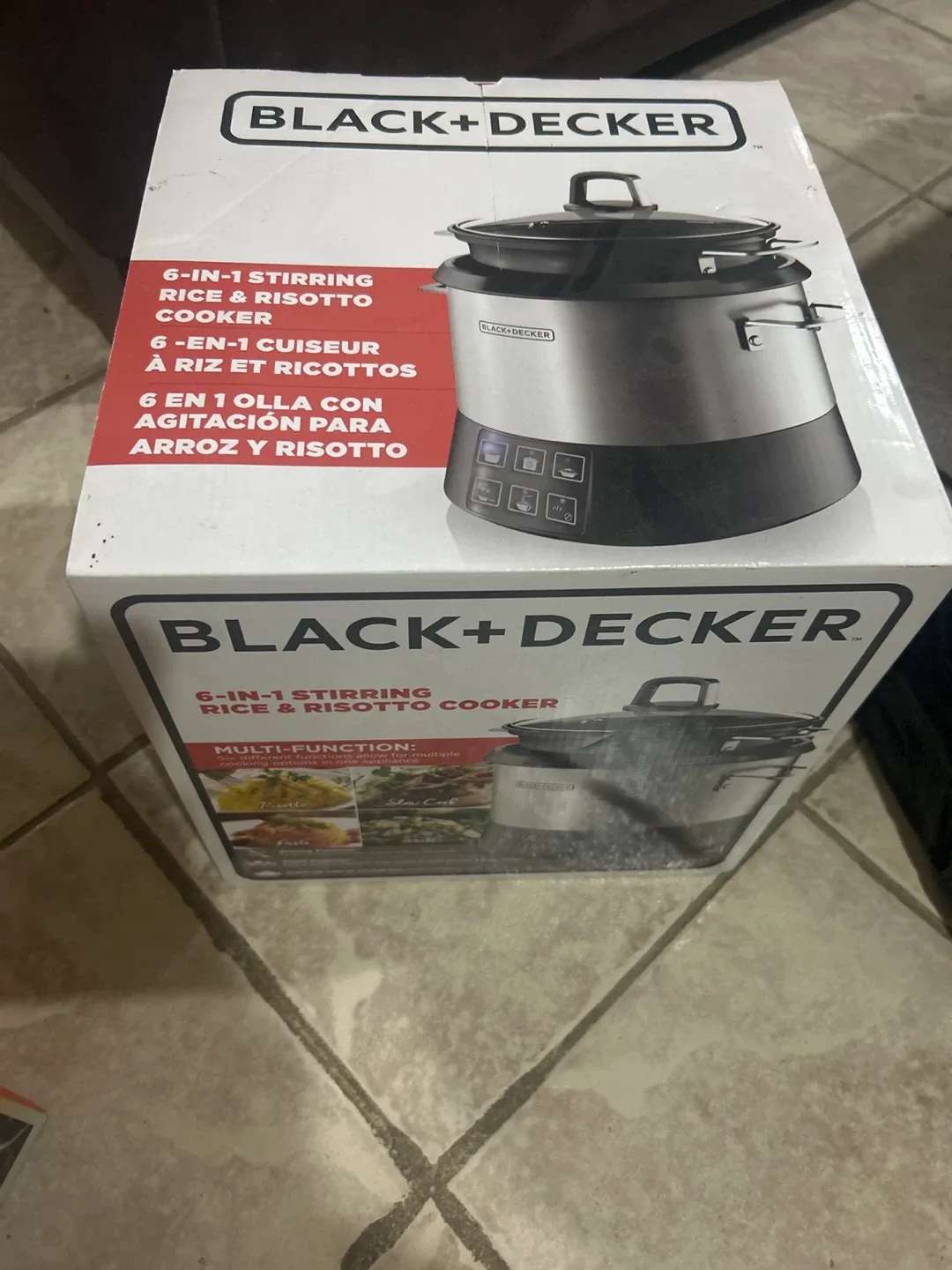 Black+Decker 6-in-1 Rice & Risotto Cooker thumbnail