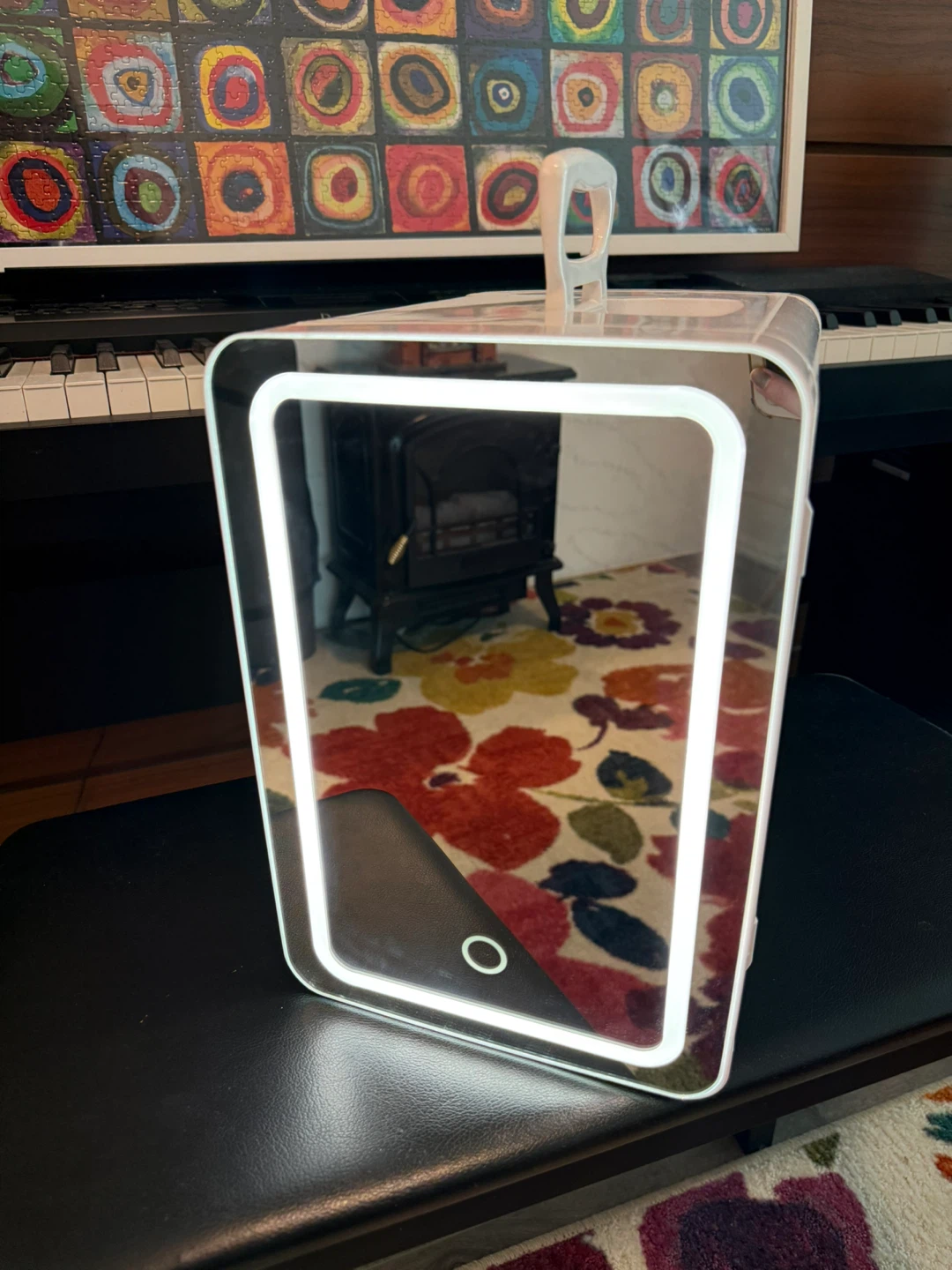 Chefman Mirrored Beauty Fridge - White - photo 5