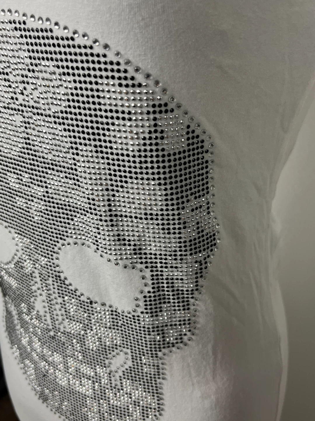 White Tank Dress with Skull Design - Size M - photo 3