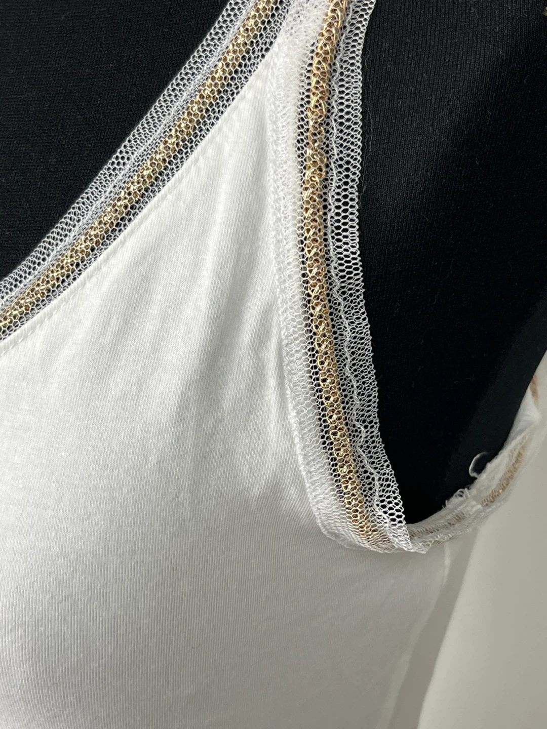 White Tank Dress with Skull Design - Size M - photo 2