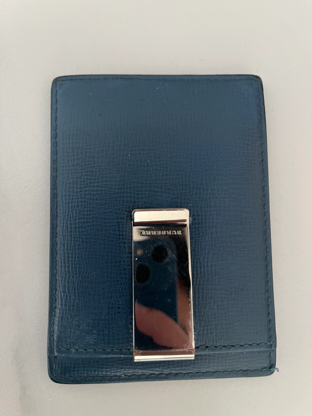 Burberry Blue Leather Cardholder - photo 2