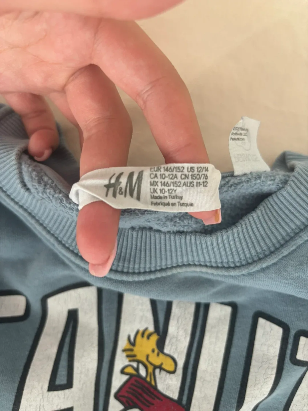 H&M peanuts kids crewneck image indicator(3)