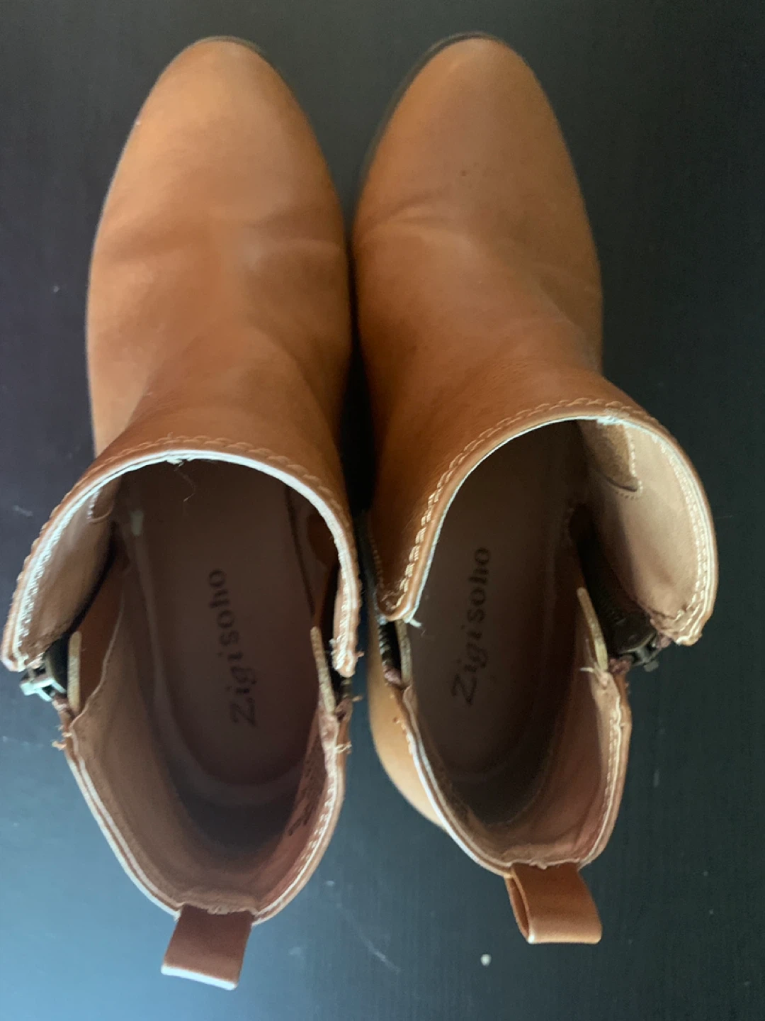 Zigisoho Brown Ankle Boots - Size 6.5 - photo 2
