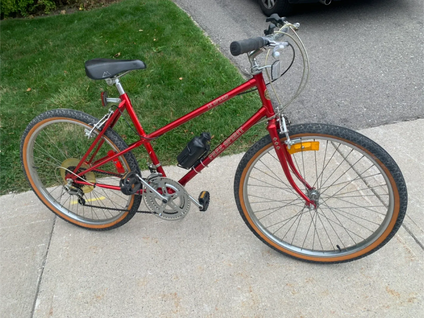 Free Spirit Vintage Red Bicycle image indicator(2)