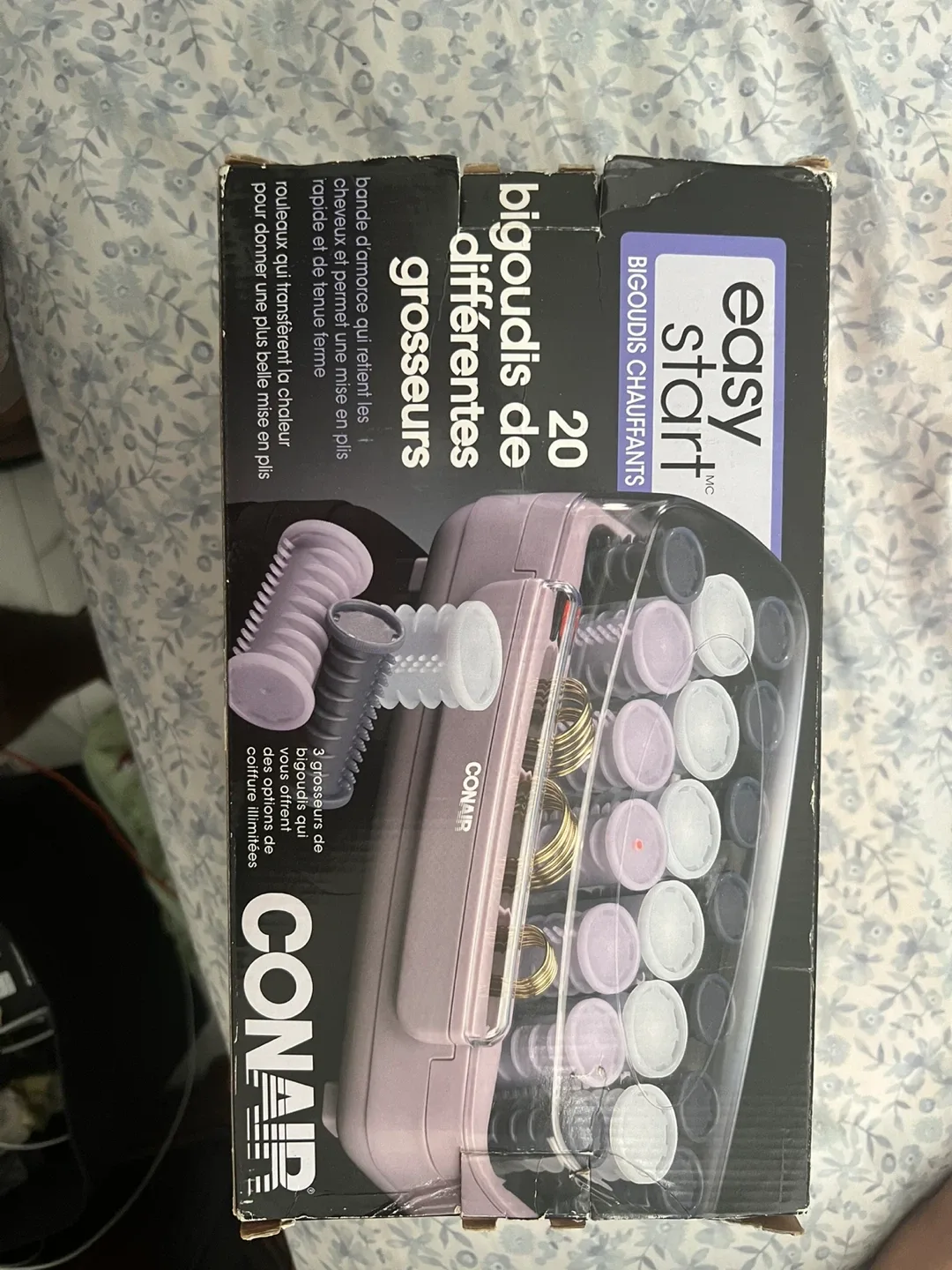 New - Conair Easy Start Hot Rollers - 20 Multi-Sized Rollers thumbnail