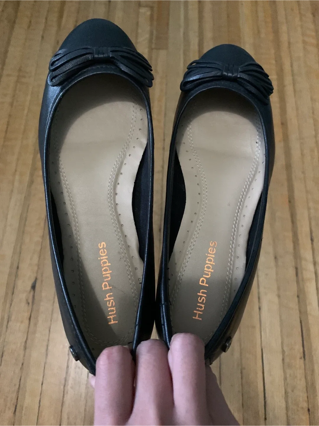 Hush Puppies Black Ballet Flats image indicator(2)
