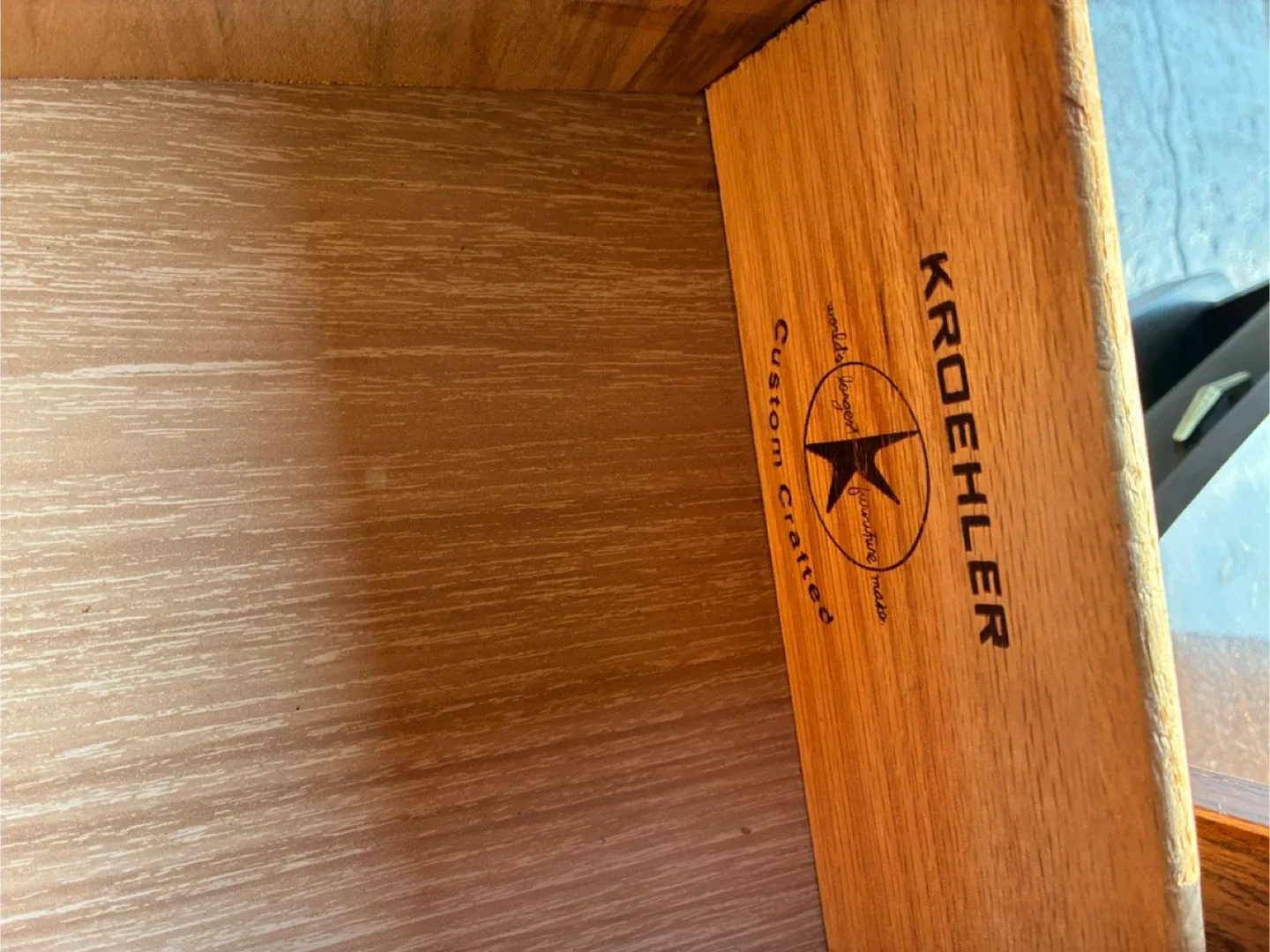 Mid-Century Modern Dresser & free Nightstand Set image indicator(6)