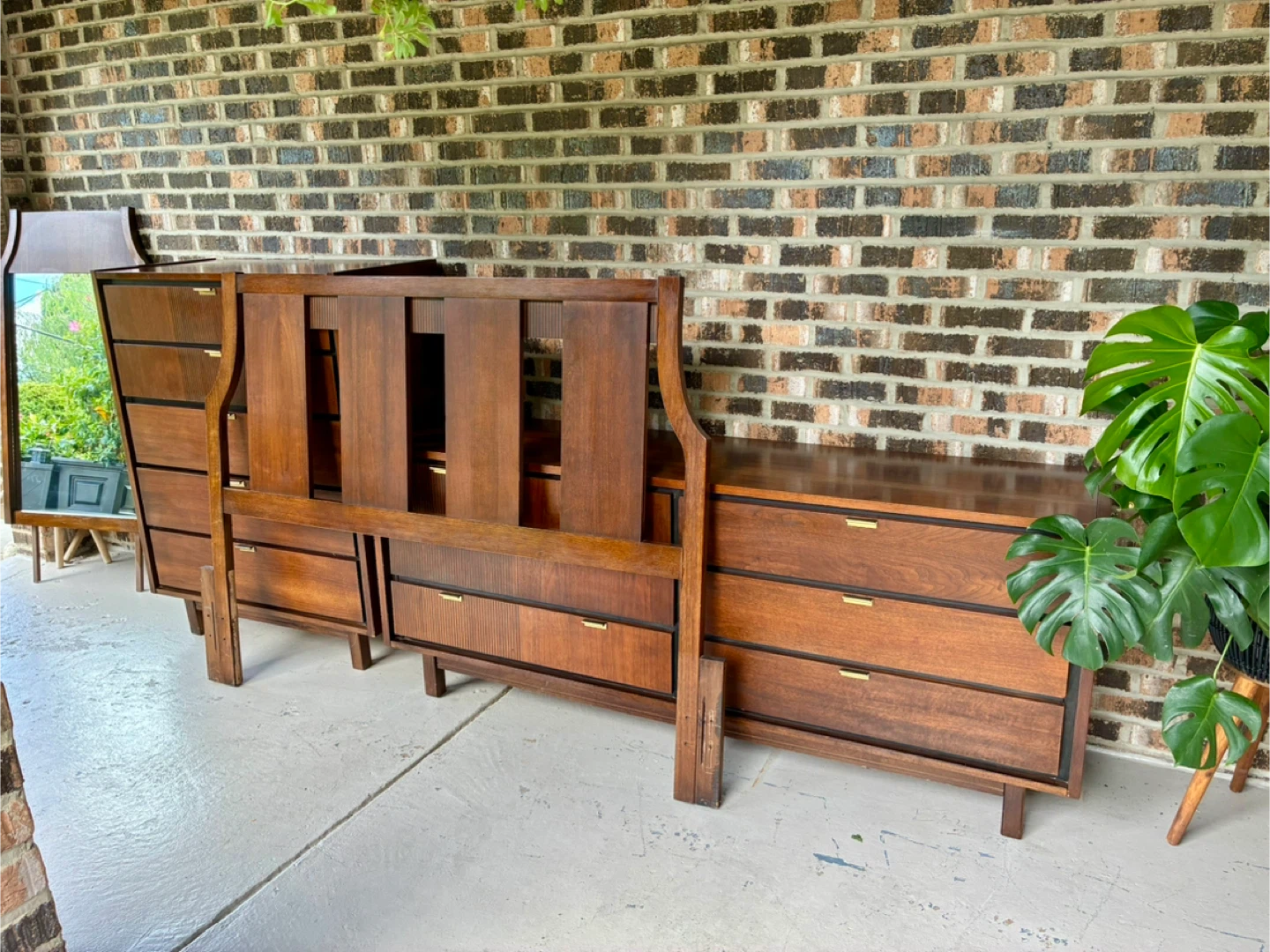 Mid Century Modern Bedroom Set 4 pcs - photo 5