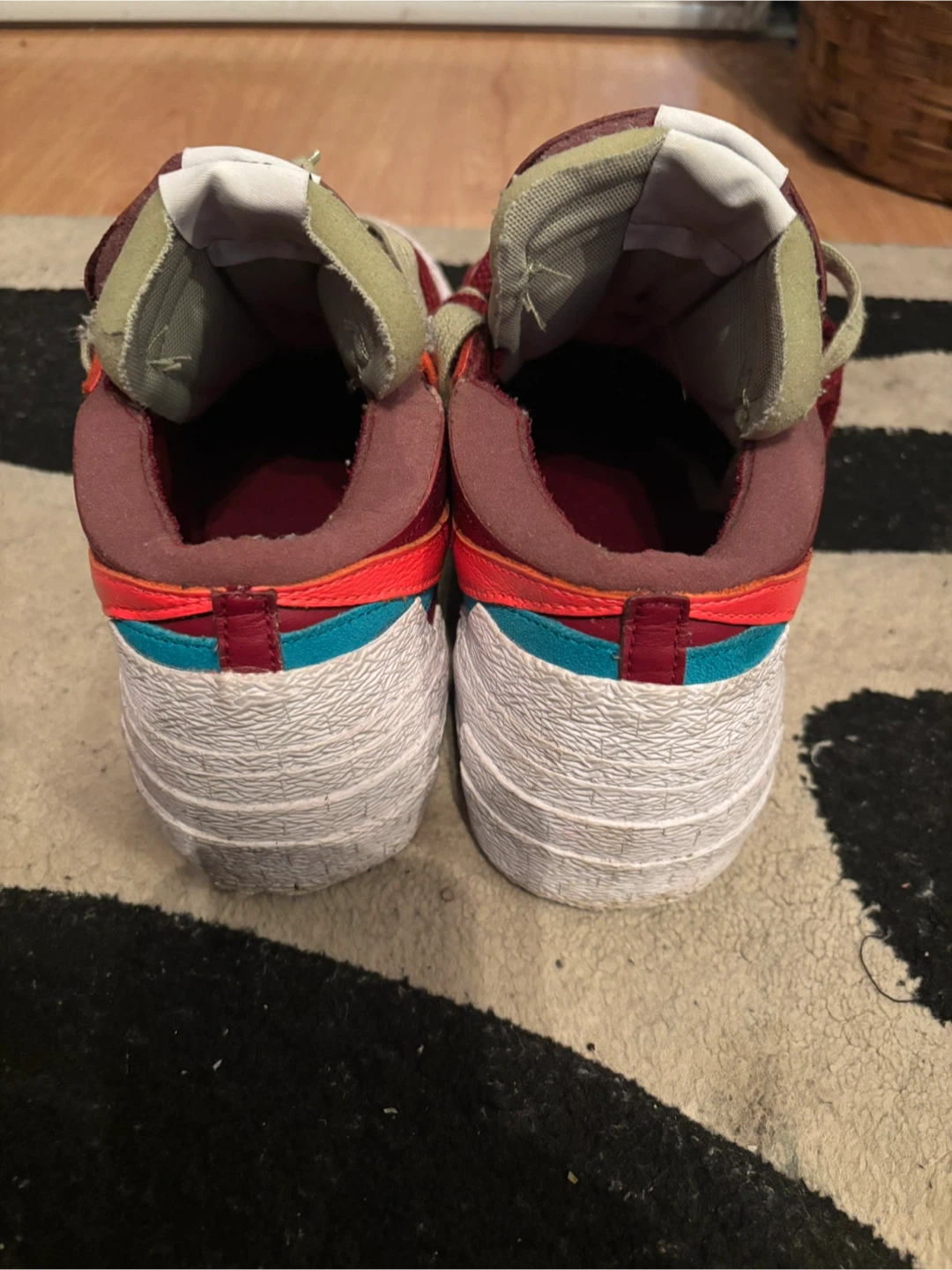KAWS x sacai x Nike Blazer Low 'Team Red' US M10 - photo 4