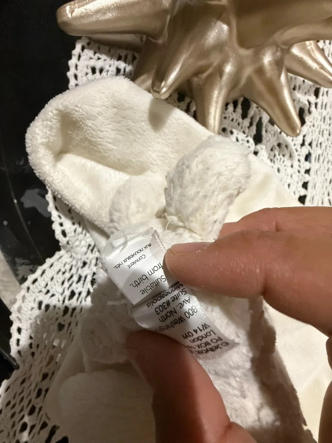 Jellycat Bunny Soother Blanket - Cream image indicator(4)