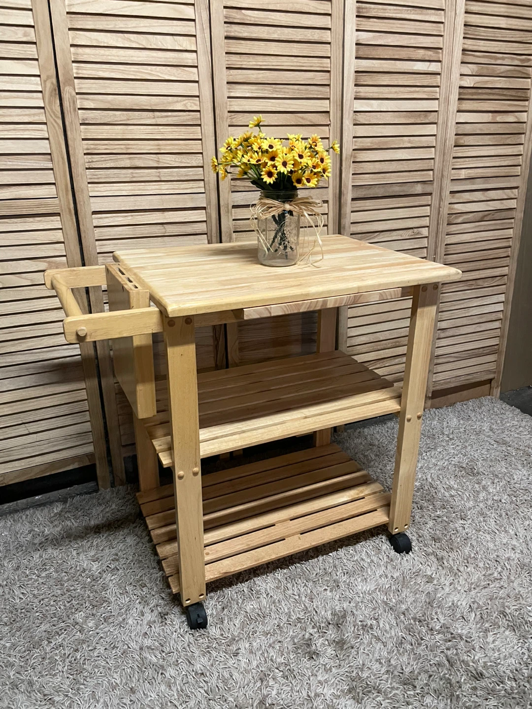 Wooden Kitchen Cart - photo 2