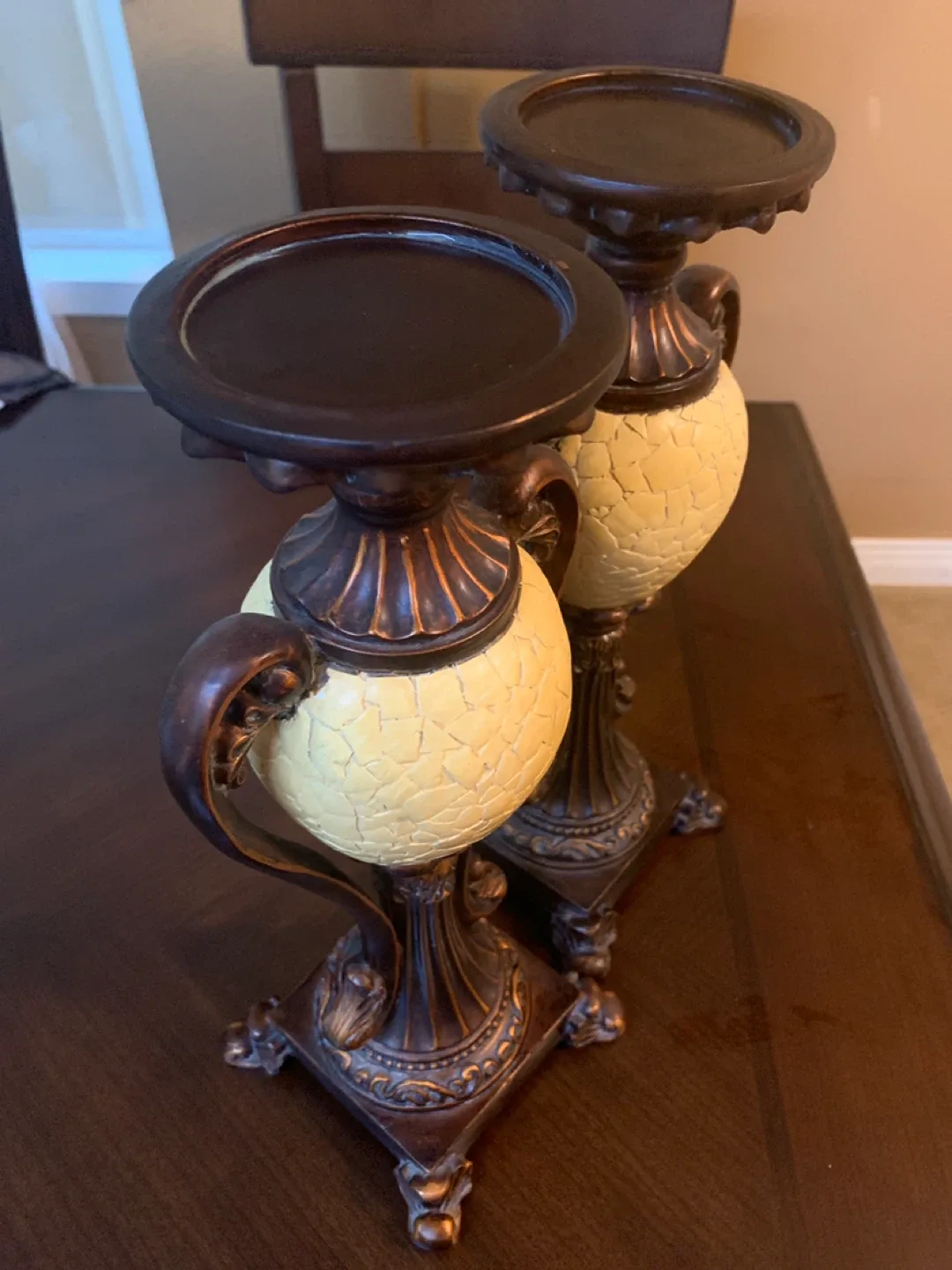 Pair of Decorative Candle Holders image indicator(2)