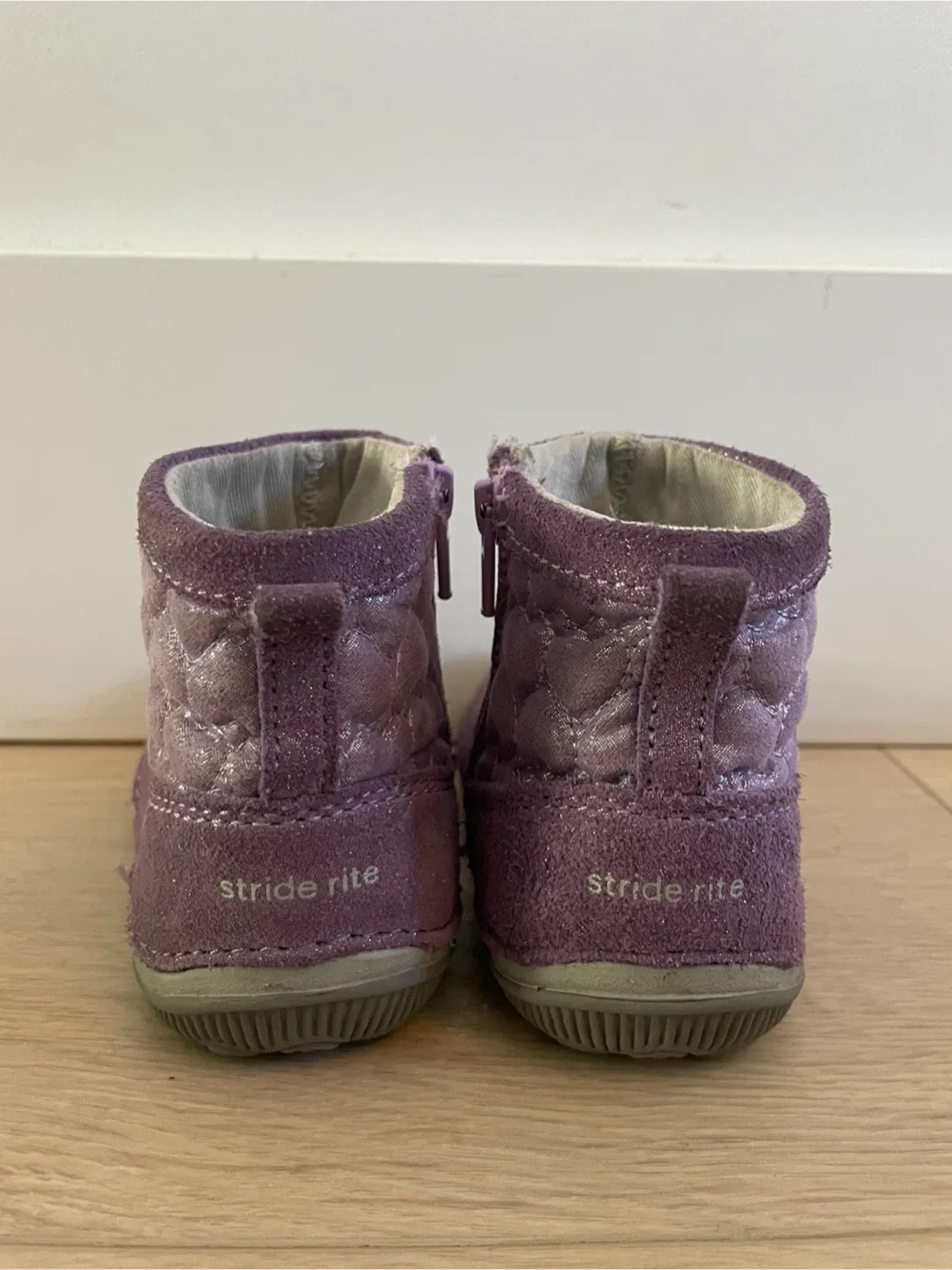 Stride Rite Purple Boots Size 5 image indicator(3)