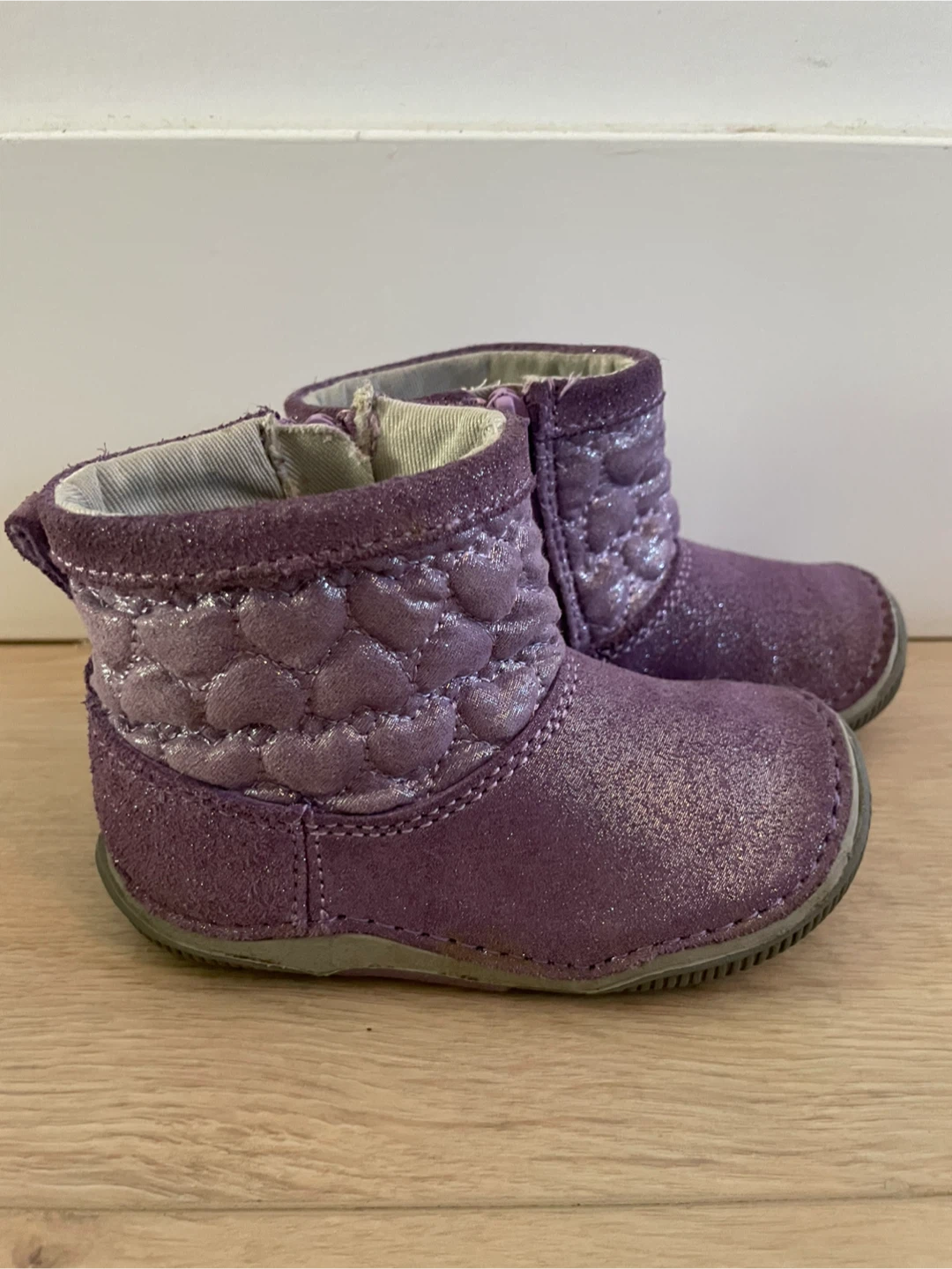 Stride Rite Purple Boots Size 5 - photo 2