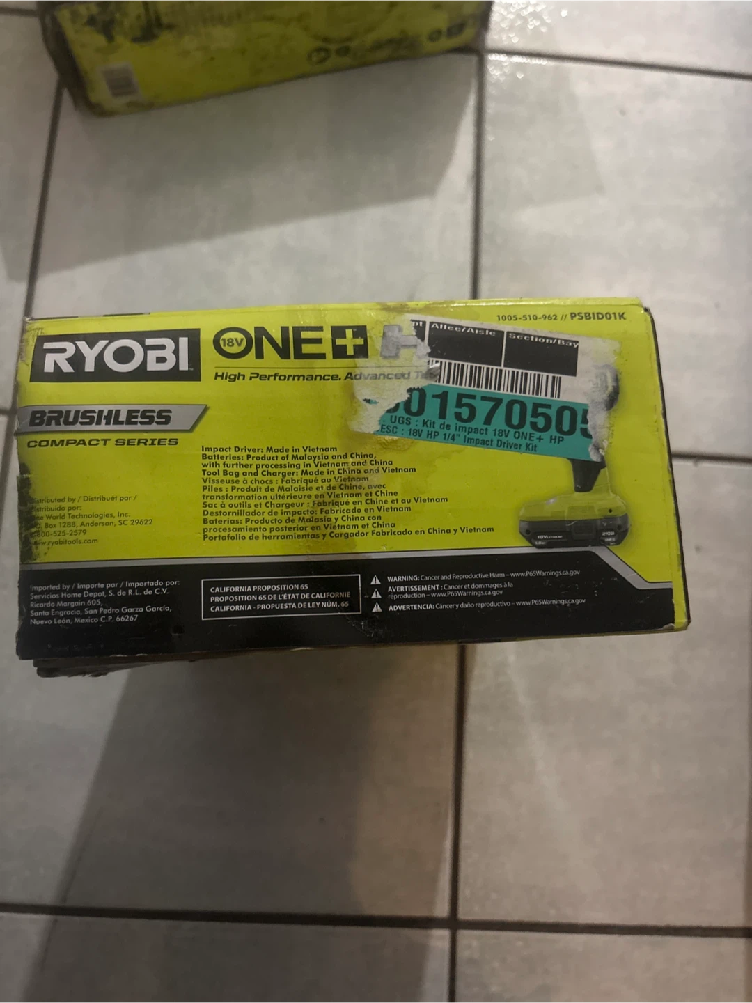 Ryobi ONE+ HP 18V Brushless Impact Driver Kit - photo 2
