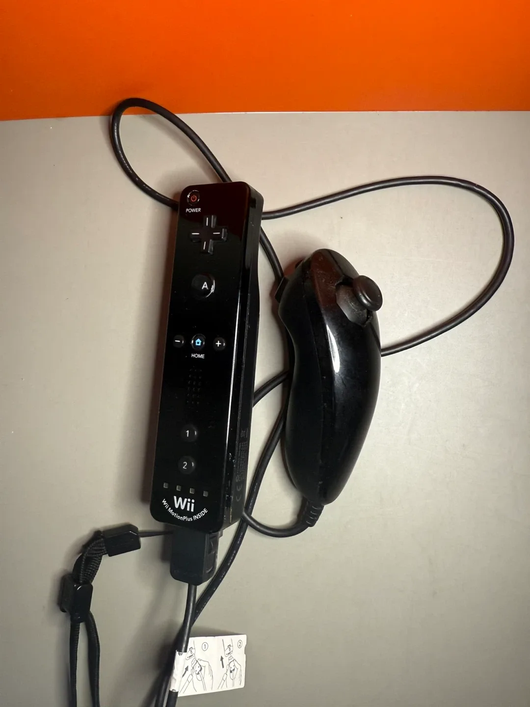 Official Black MotionPlus Nintendo Wiimote and Nunchuk For Sale!