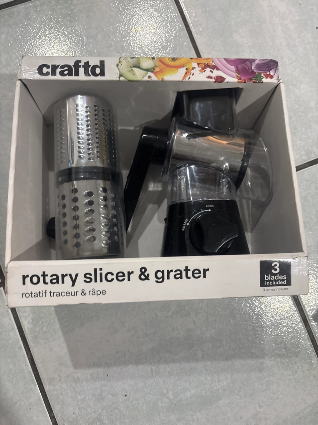 Craftd Rotary Slicer & Grater - New in Box