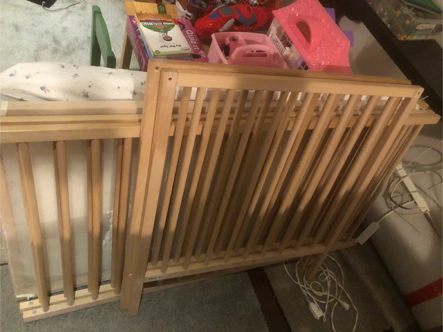 Wooden Baby Crib image indicator(6)