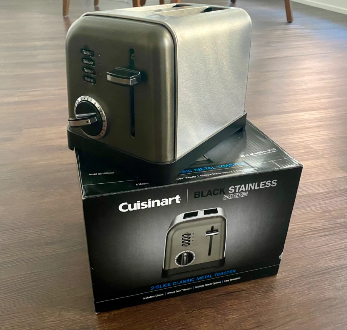 Cuisinart Black Stainless 2-Slice Toaster