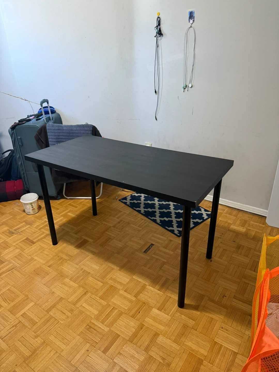 Black Study/Work Desk – Good Condition - photo 4