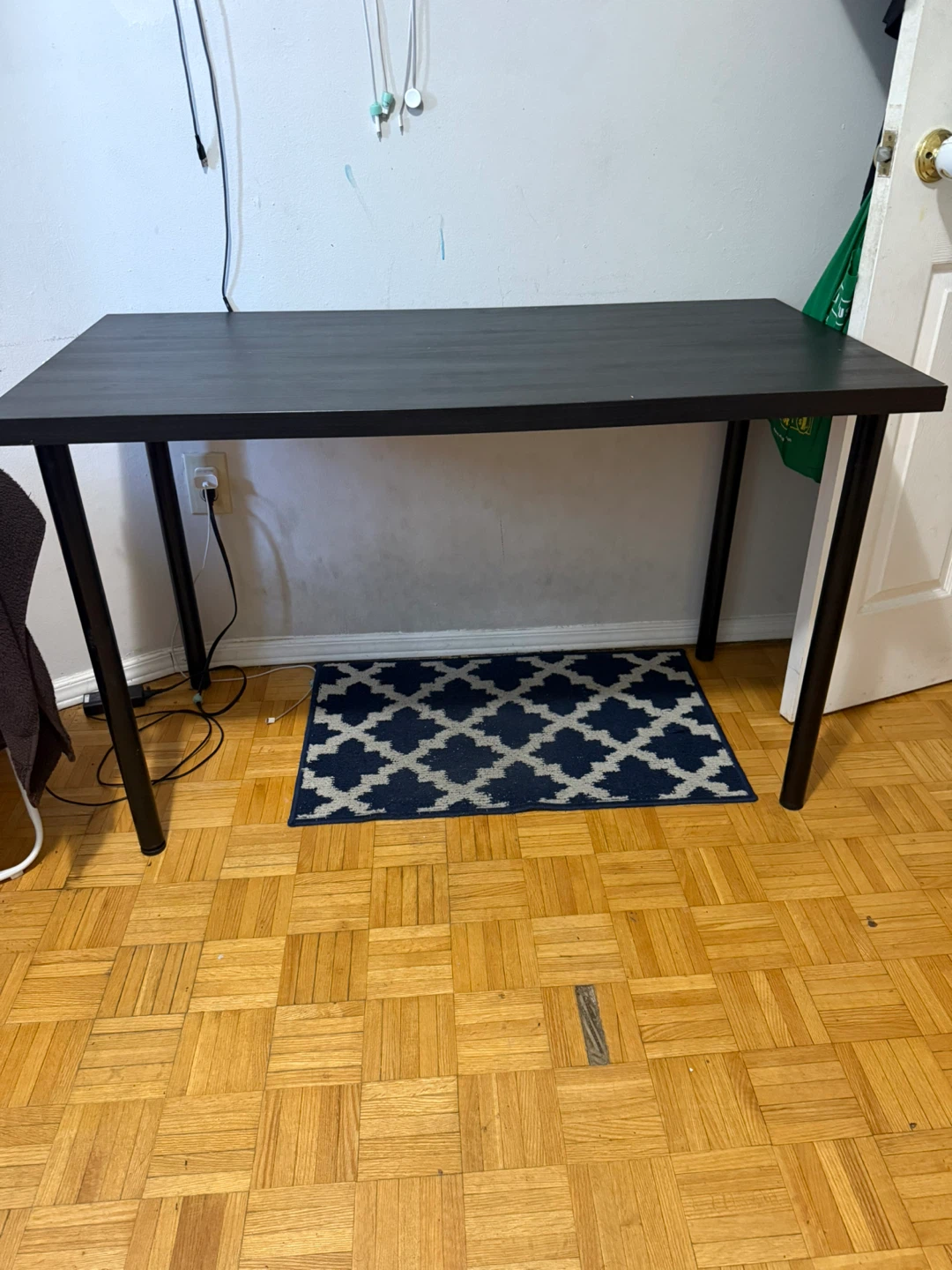 Black Study/Work Desk – Good Condition - photo 5