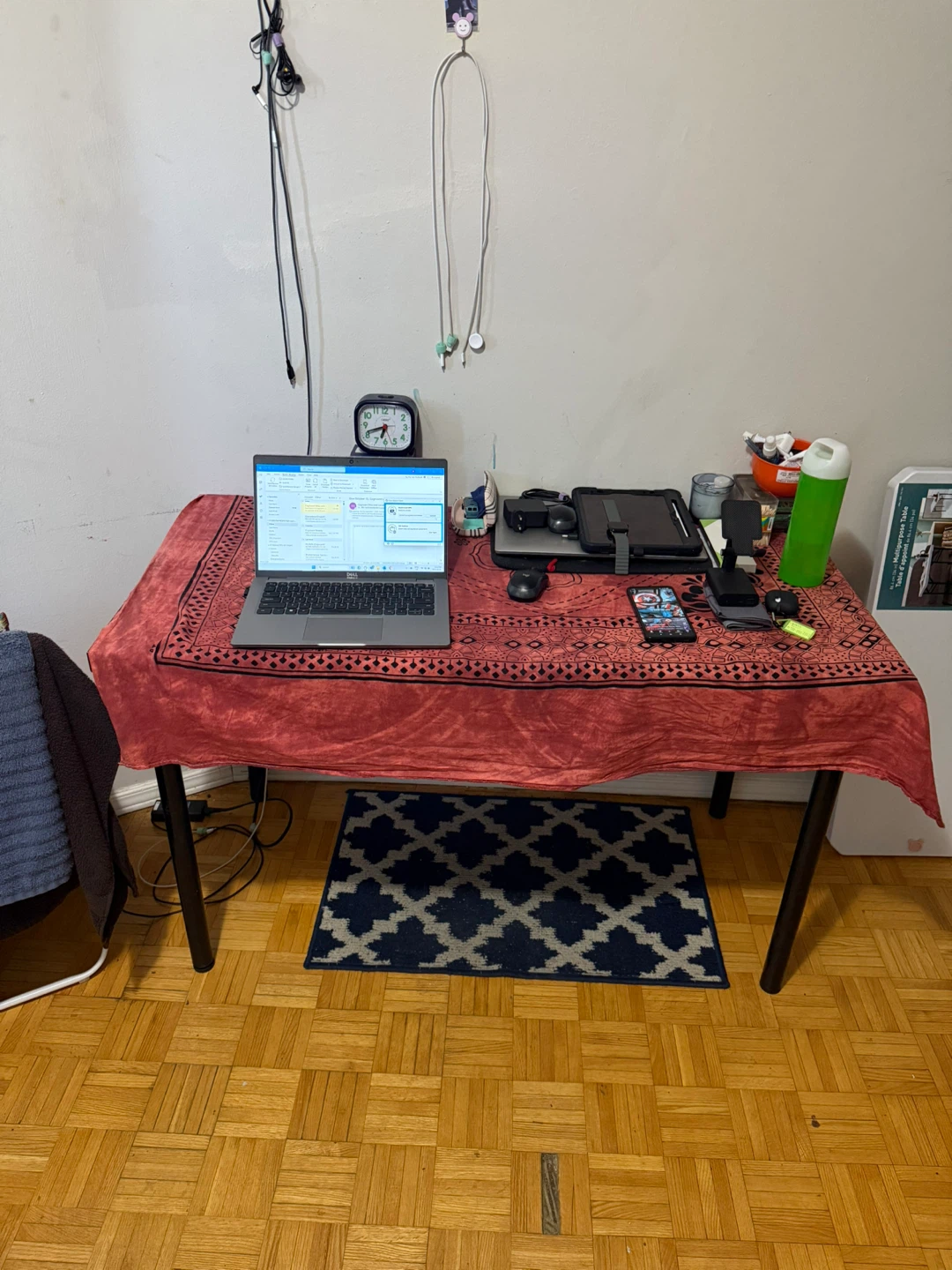 Black Study/Work Desk – Good Condition - photo 3