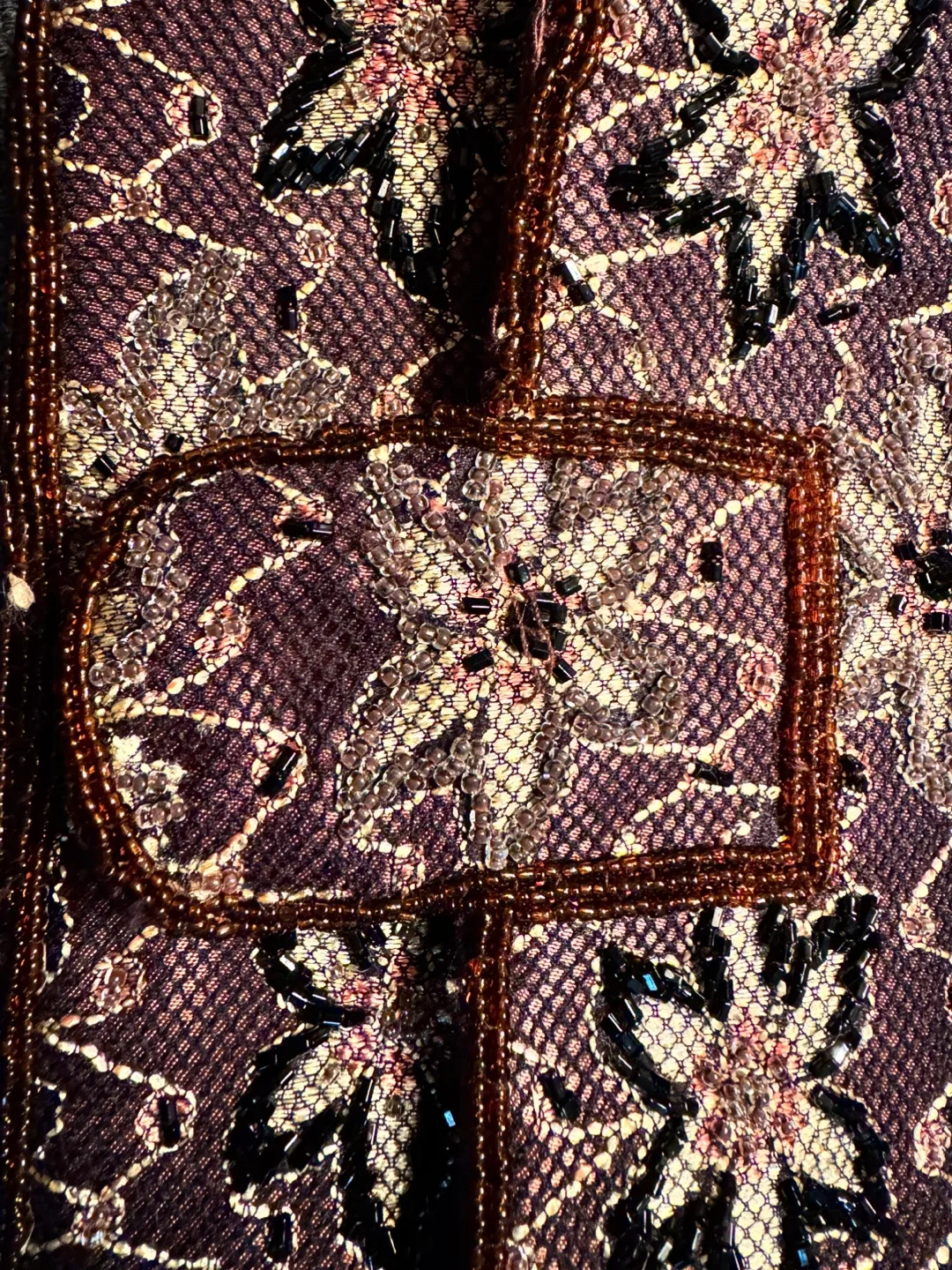 Vintage Beaded Floral Purse thumbnail