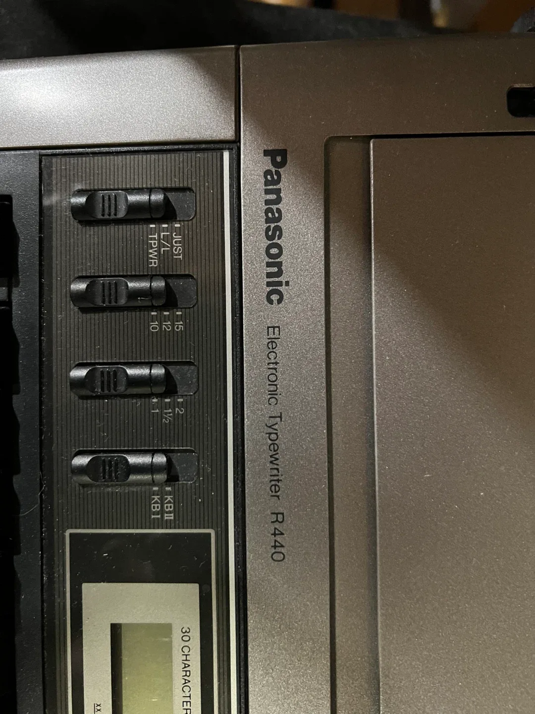 Panasonic Electronic Typewriter R440 image indicator(2)