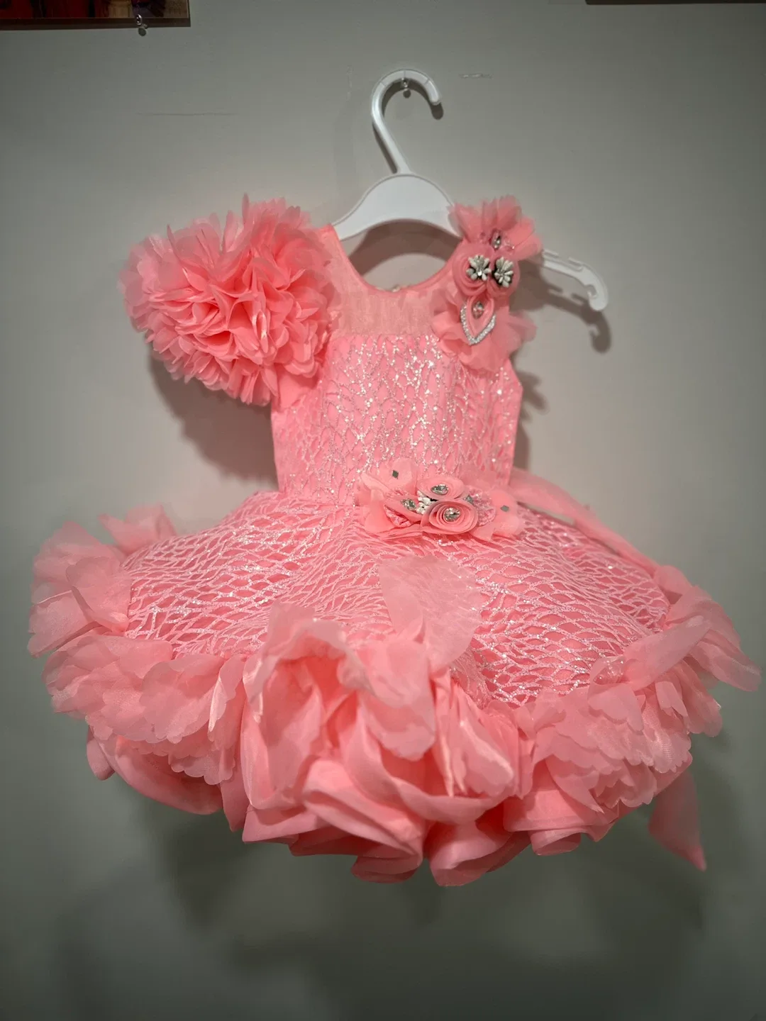 Babe's NX Girls Pink Party Dress thumbnail