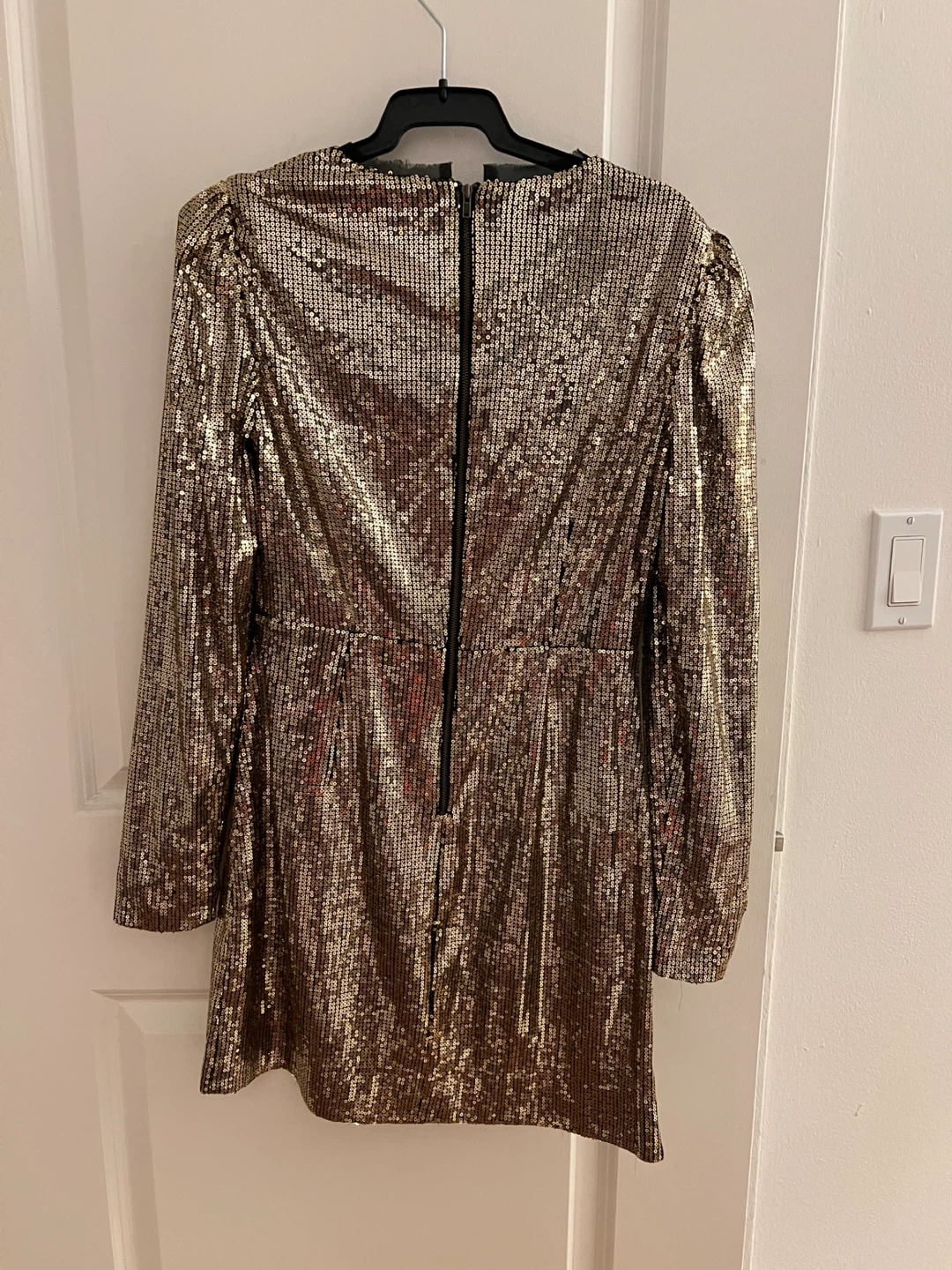 Rebecca Minkoff Sydney Dress - Size 2 Gold - photo 2