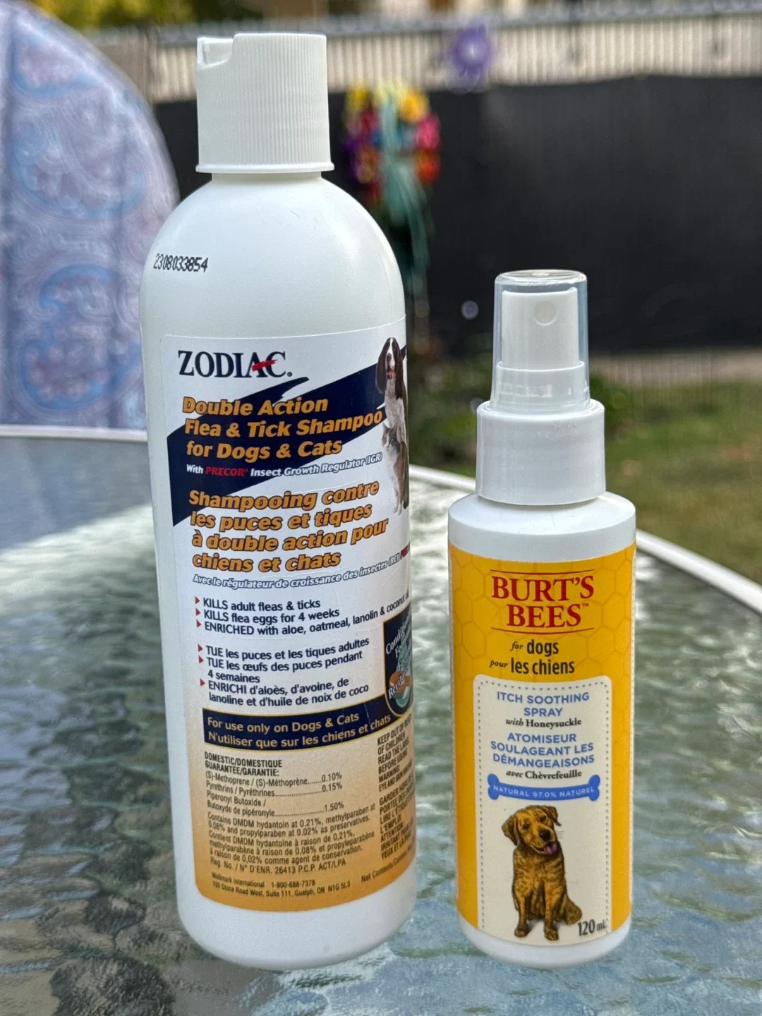 🥕New Zodiac Flea & Tick Shampoo & Burt's Bees Itch Spray