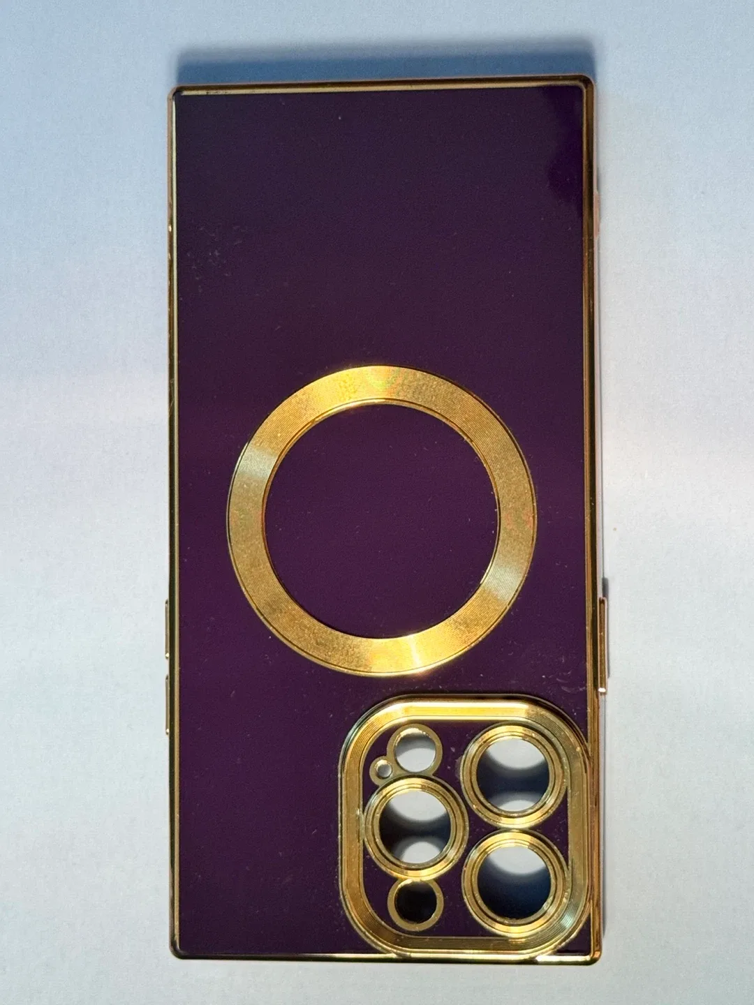 🥕Purple & Gold iPhone Case image indicator(3)