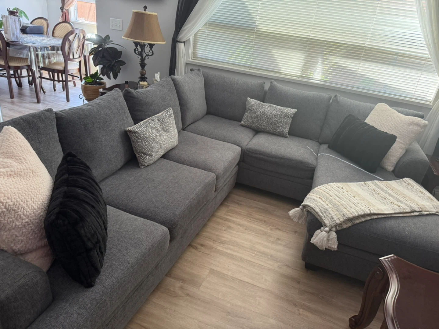 Grey Sectional Sofa - photo 3