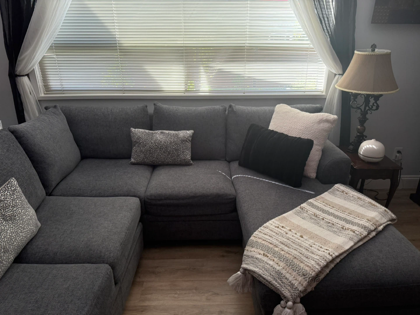 Grey Sectional Sofa - photo 2
