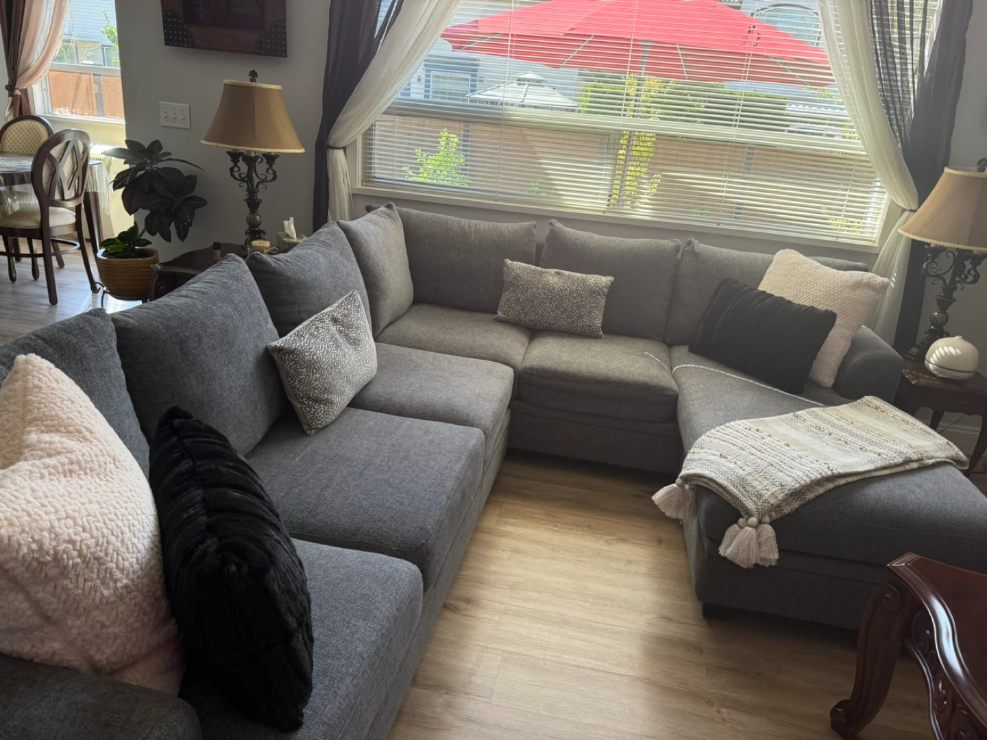 Grey Sectional Sofa - photo 4
