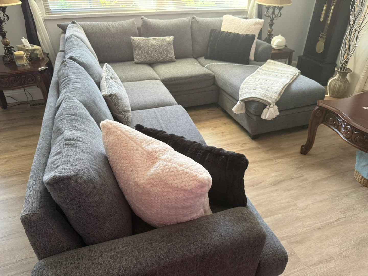 Grey Sectional Sofa - photo 5