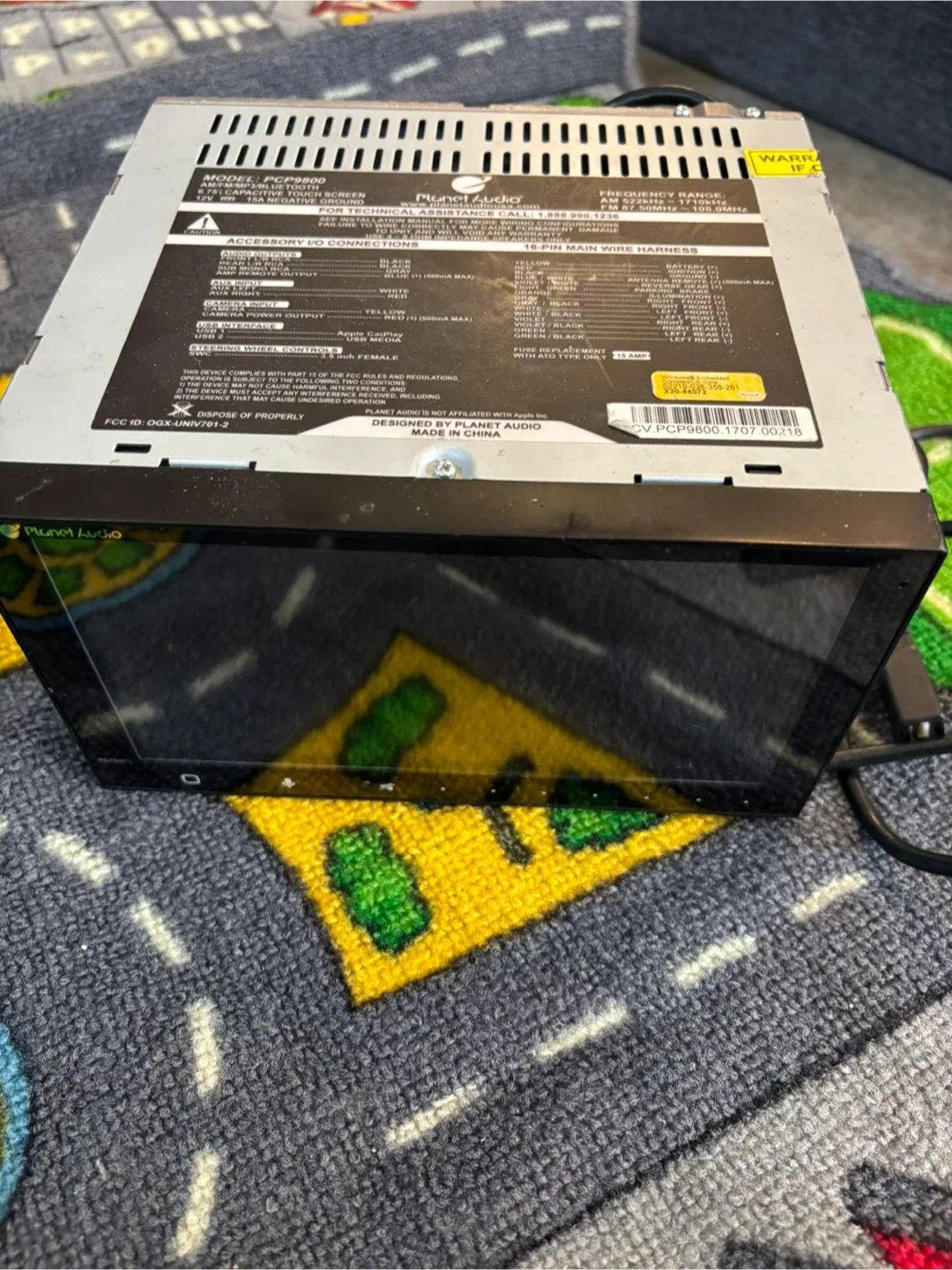 Planet Audio PCP9800 Car Stereo thumbnail