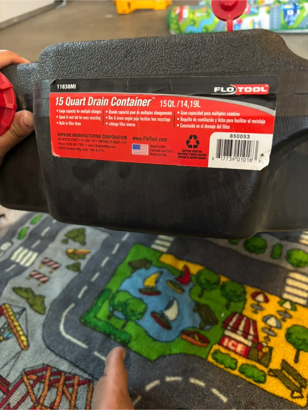 FloTool 15 Quart Drain Container image indicator(3)