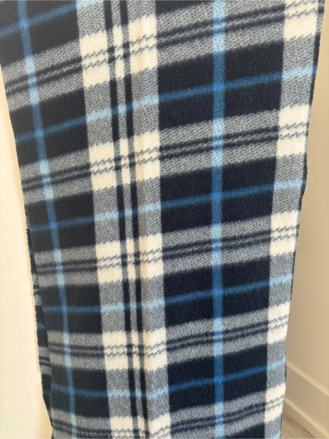 Blue Plaid Scarf
